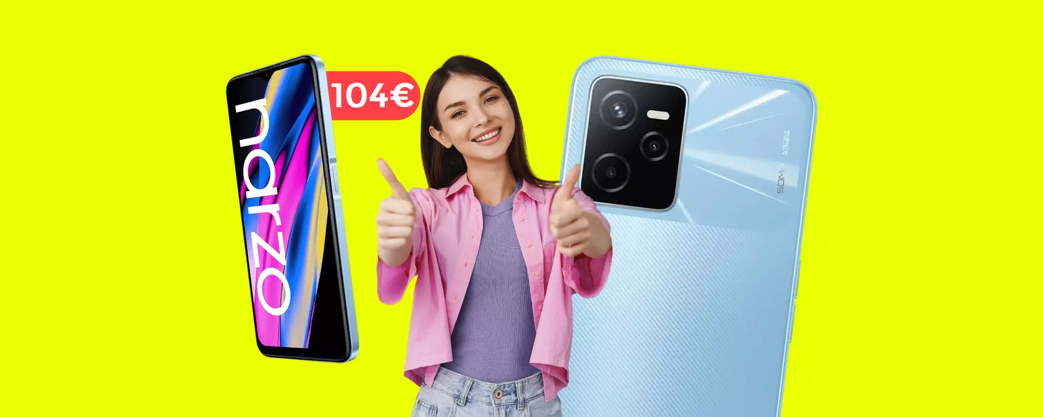 Nuovo smartphone a soli 104€? Esiste e puoi farci foto assurde a 50MP