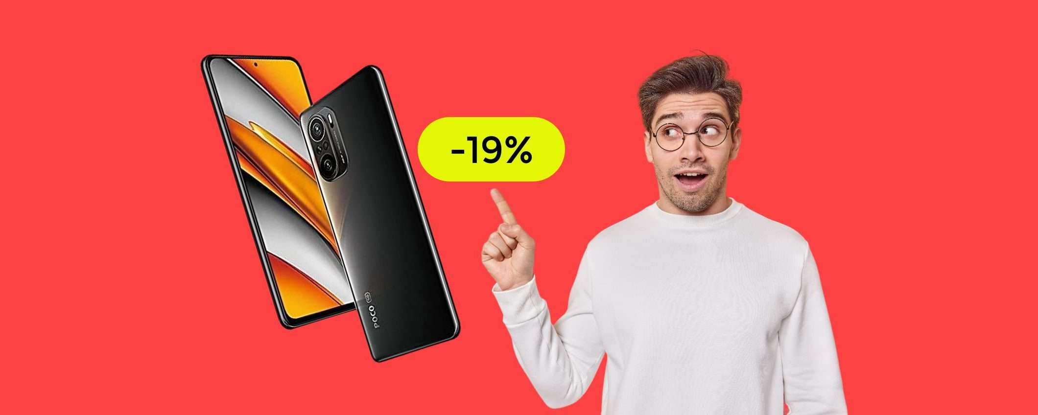 Xiaomi Poco F3 Dual Sim: il prezzo CROLLA sotto i 300€ su Amazon