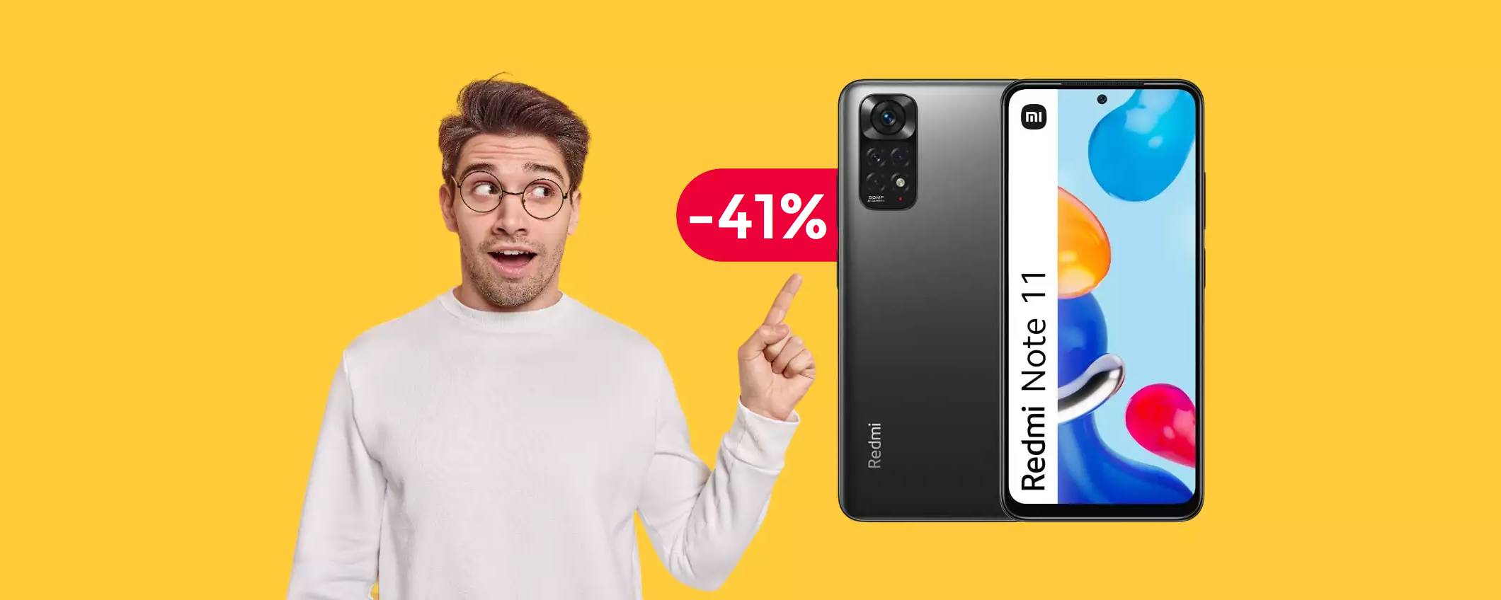 Xiaomi Redmi Note 11 al prezzo più basso di sempre: già tuo con 147€