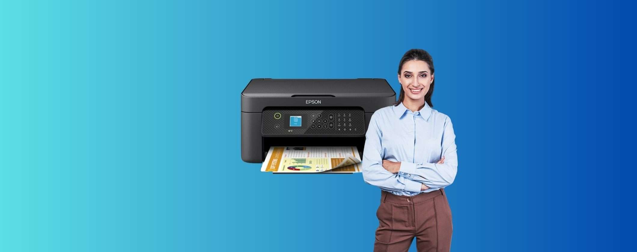 Stampante Multifunzione Epson: la inkjet top oggi a PREZZO BOMBA Stampante Multifunzione Epson: la inkjet top oggi a PREZZO BOMBA