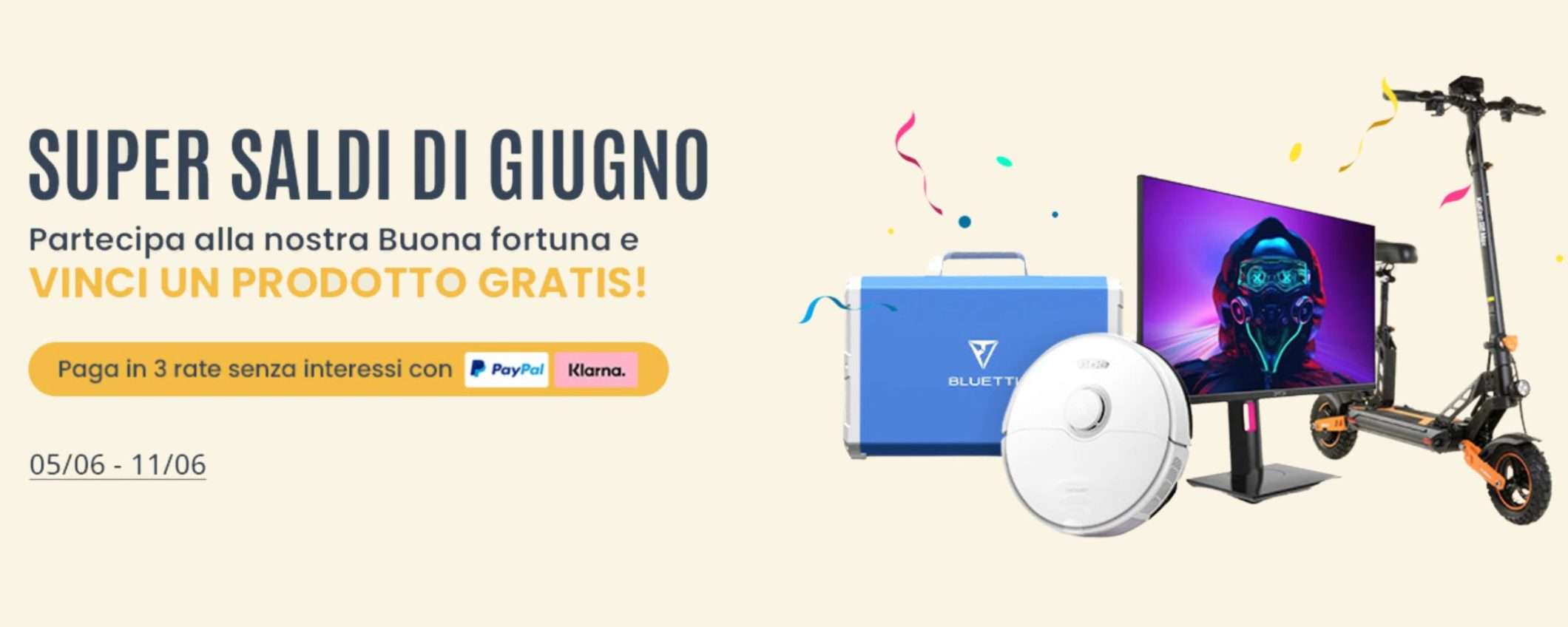 Saldi di giugno di GeekMall al via: sconti SHOCK e spettacolari PREMI in palio Saldi di giugno di GeekMall al via: sconti SHOCK e spettacolari PREMI in palio