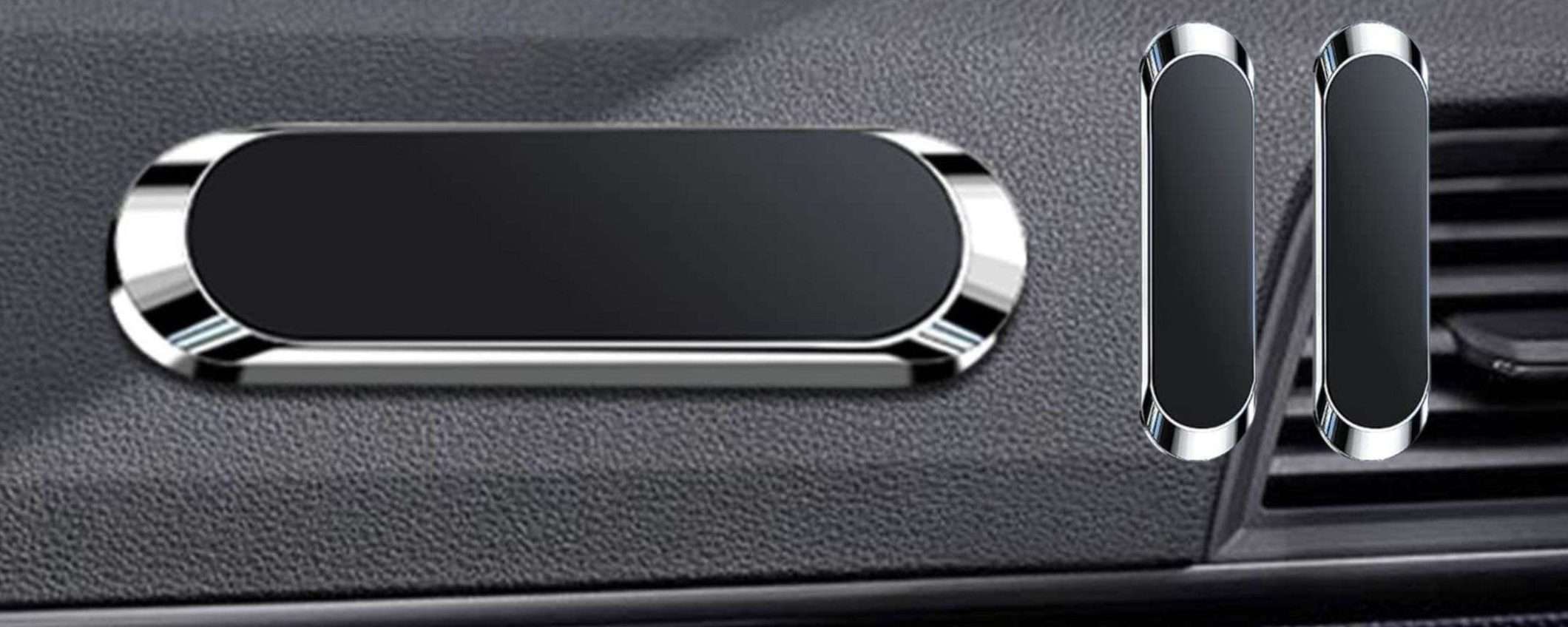 Supporto smartphone per auto INVISIBILE: zero ingombro, prezzo WOW (3,99€) Supporto smartphone per auto INVISIBILE: zero ingombro, prezzo WOW (3,99€)