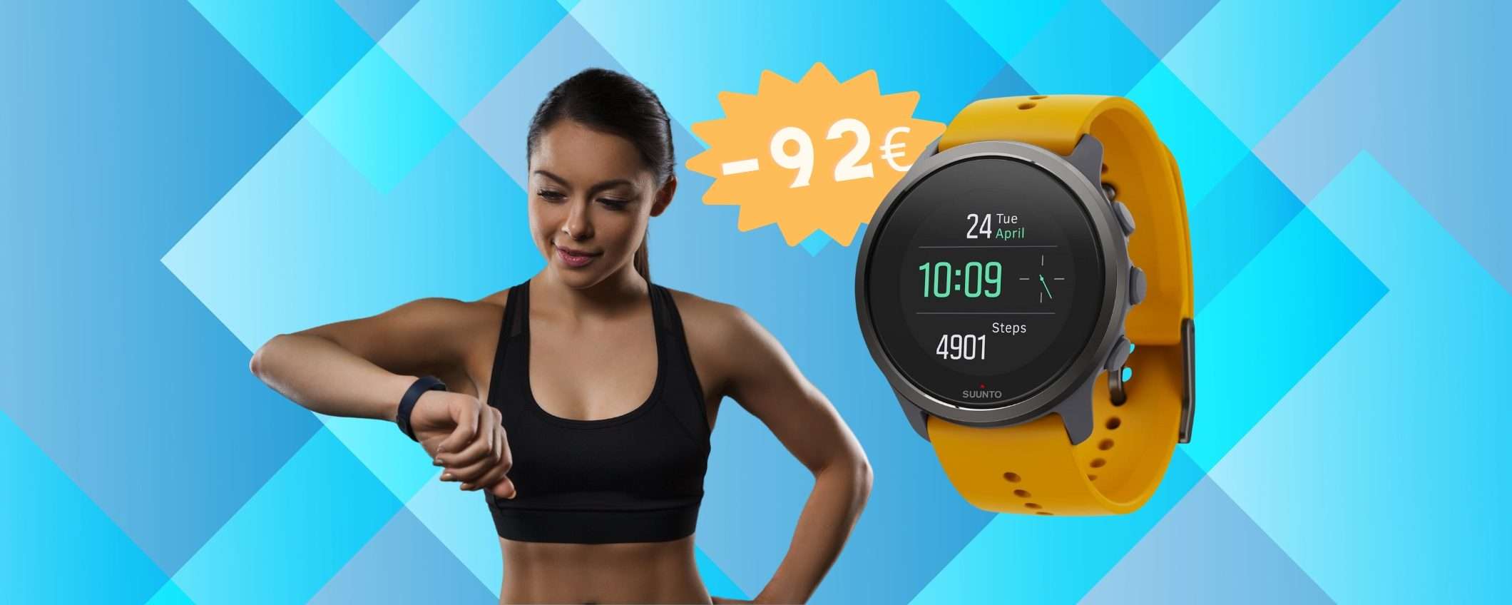 Suunto 5 Peak: lo smartwatch dei SOGNI è in OFFERTA a 92€ in MENO Suunto 5 Peak: lo smartwatch dei SOGNI è in OFFERTA a 92€ in MENO