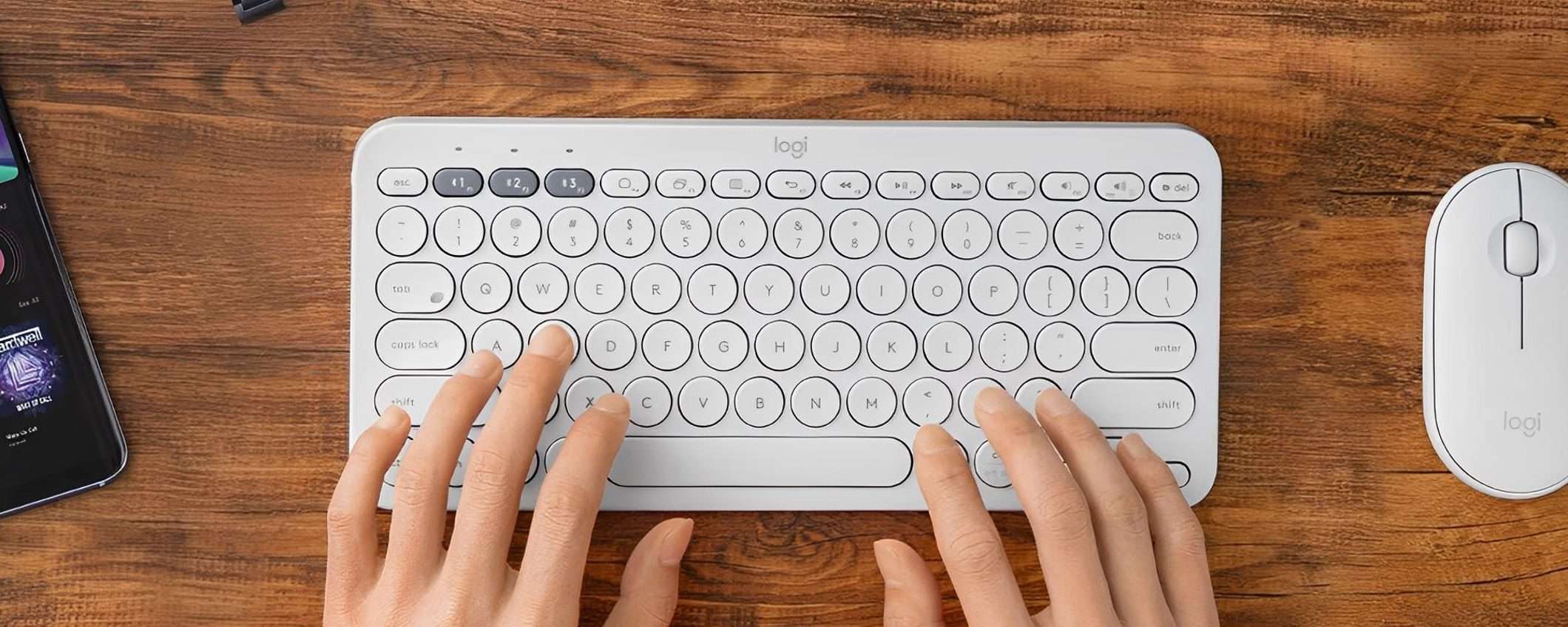 Tastiera Logitech MULTIDISPOSITIVO: il prezzo CROLLA a 48€ Tastiera Logitech MULTIDISPOSITIVO: il prezzo CROLLA a 48€
