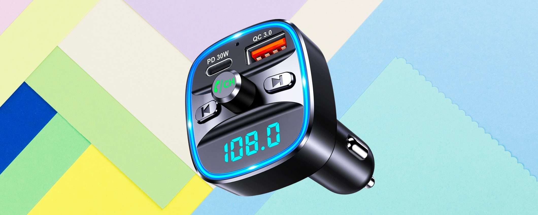 Basta questo e hai Bluetooth, caricatore 30W e tanto altro in AUTO Basta questo e hai Bluetooth, caricatore 30W e tanto altro in AUTO