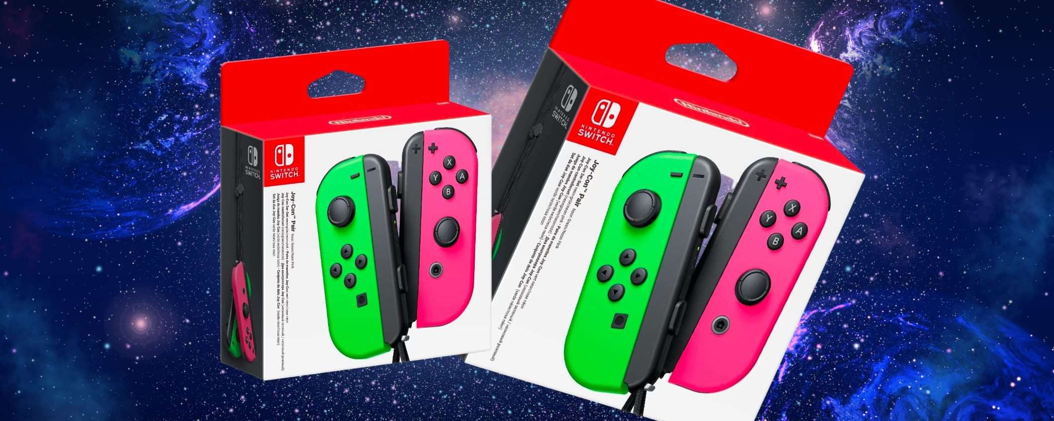 Colora l'estate con la tua Switch: coppia di Joycon NEON, prezzo TOP Colora l'estate con la tua Switch: coppia di Joycon NEON, prezzo TOP