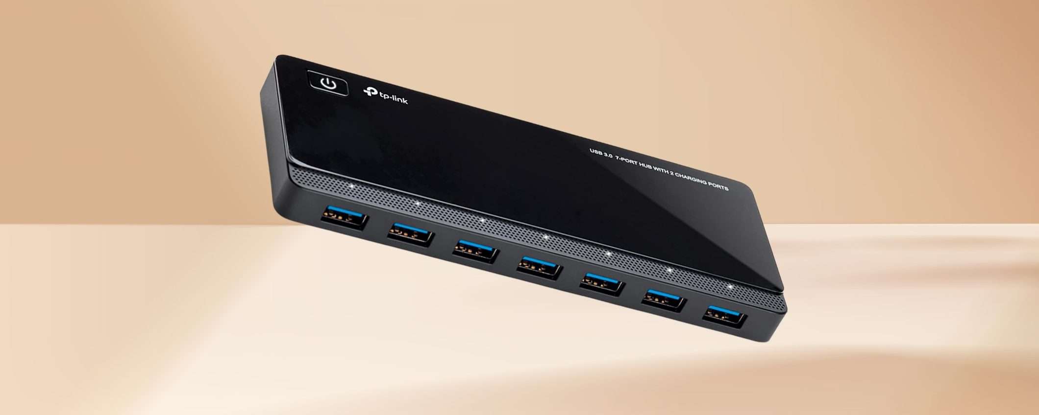 Hub USB 7 in 1 con porte di ricarica RAPIDA, TP Link è una certezza Hub USB 7 in 1 con porte di ricarica RAPIDA, TP Link è una certezza