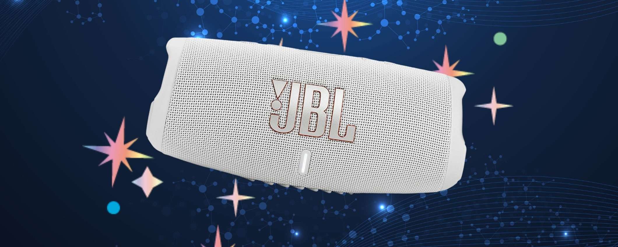 Musica a 360° con qualità SPAZIALE, come essere in festa: JBL Charge 5 Musica a 360° con qualità SPAZIALE, come essere in festa: JBL Charge 5