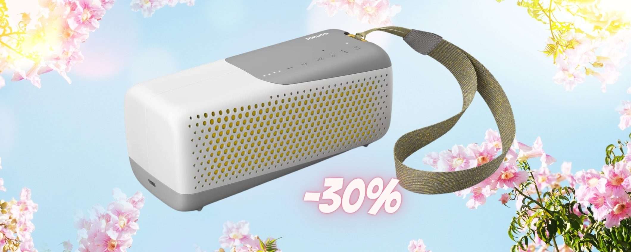 Speaker Bluetooth Philips? Sei l'anima della FESTA per 12h (-30%) Speaker Bluetooth Philips? Sei l'anima della FESTA per 12h (-30%)