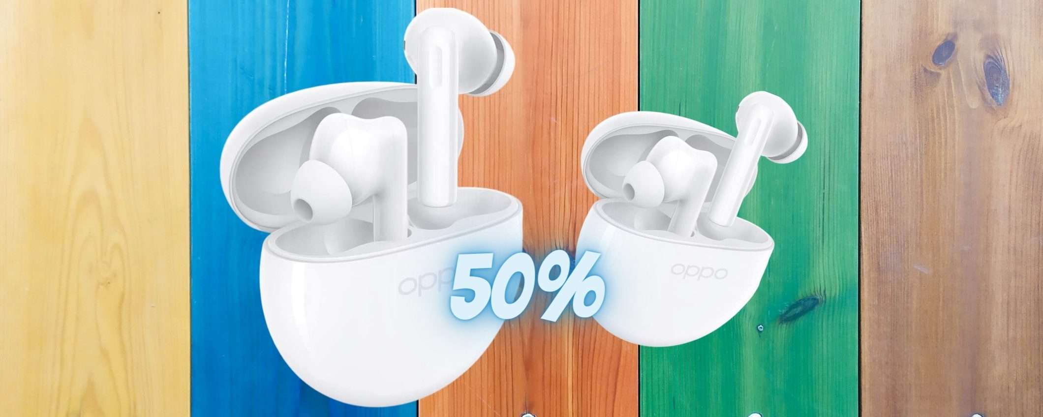 OPPO Enco Buds2, wearable al 50% dalle prestazioni SHOCK