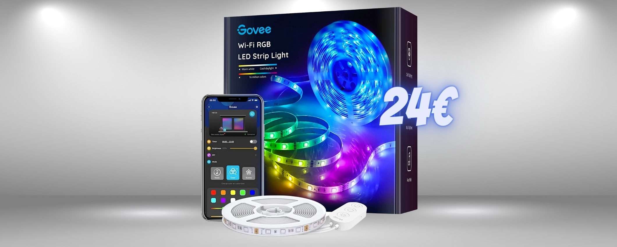 Striscia LED Govee per rendere casa COLORATA con poco Striscia LED Govee per rendere casa COLORATA con poco