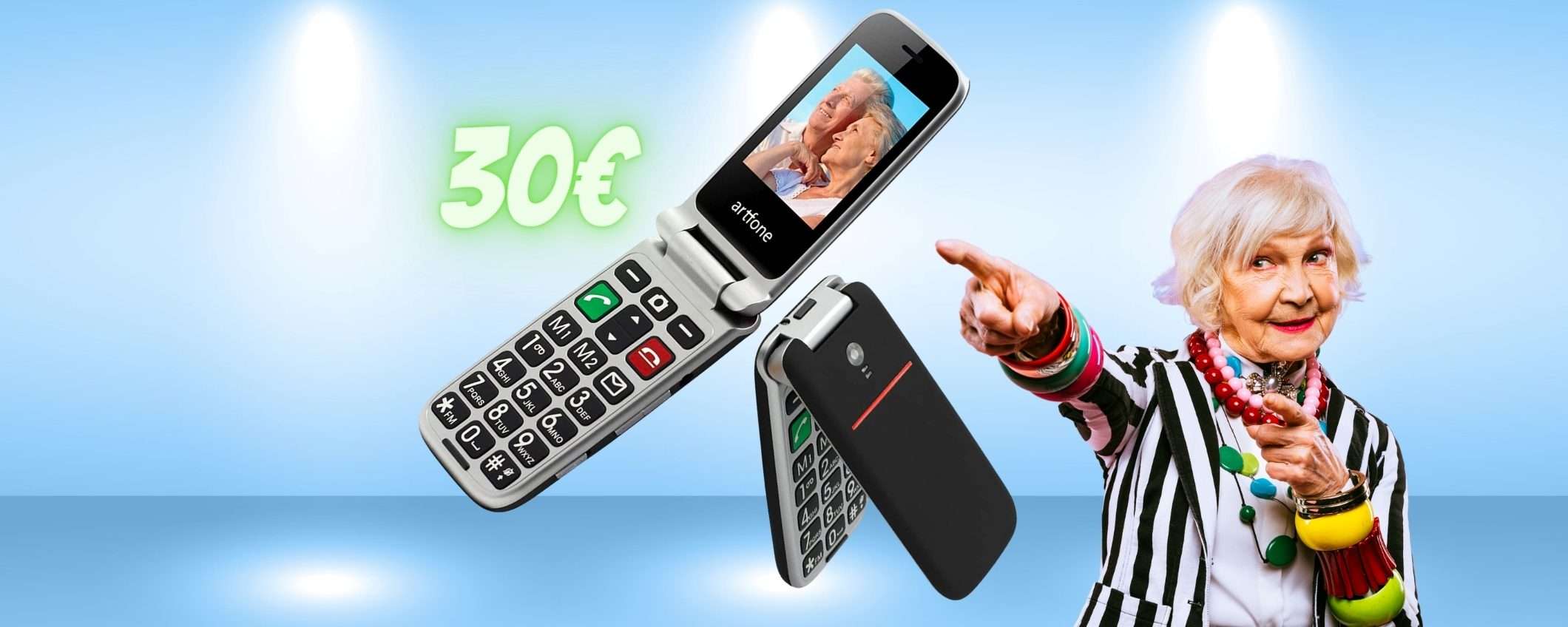 Nonno? Questo telefono è perfetto per TE, solo 30€ e sei SMART Nonno? Questo telefono è perfetto per TE, solo 30€ e sei SMART