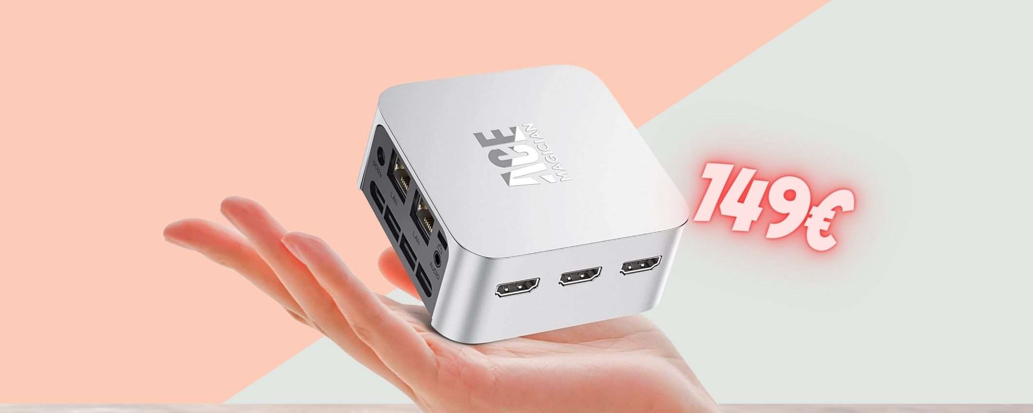 Mini PC Windows 11 Pro, per il prezzo che ha è TITANICO Mini PC Windows 11 Pro, per il prezzo che ha è TITANICO