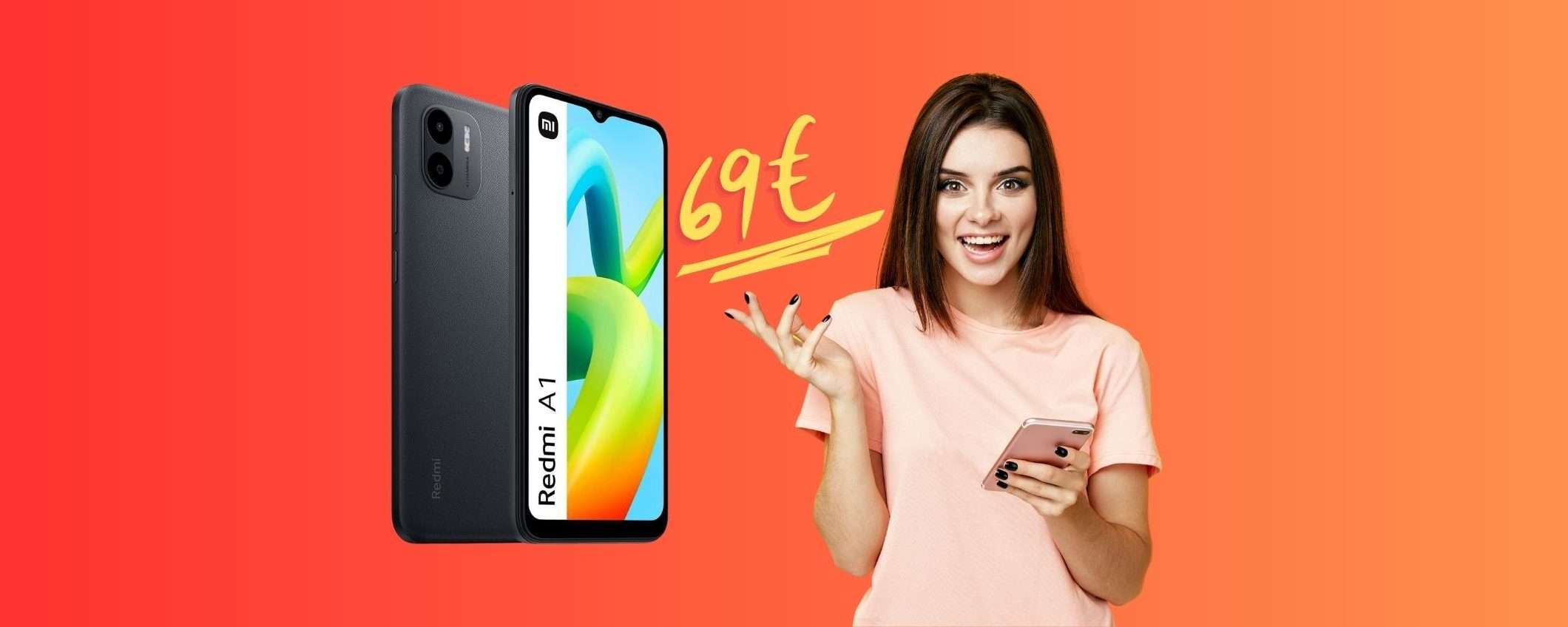 Xiaomi Redmi A1 al PREZZO FOLLE di 69€: Amazon a briglie sciolte