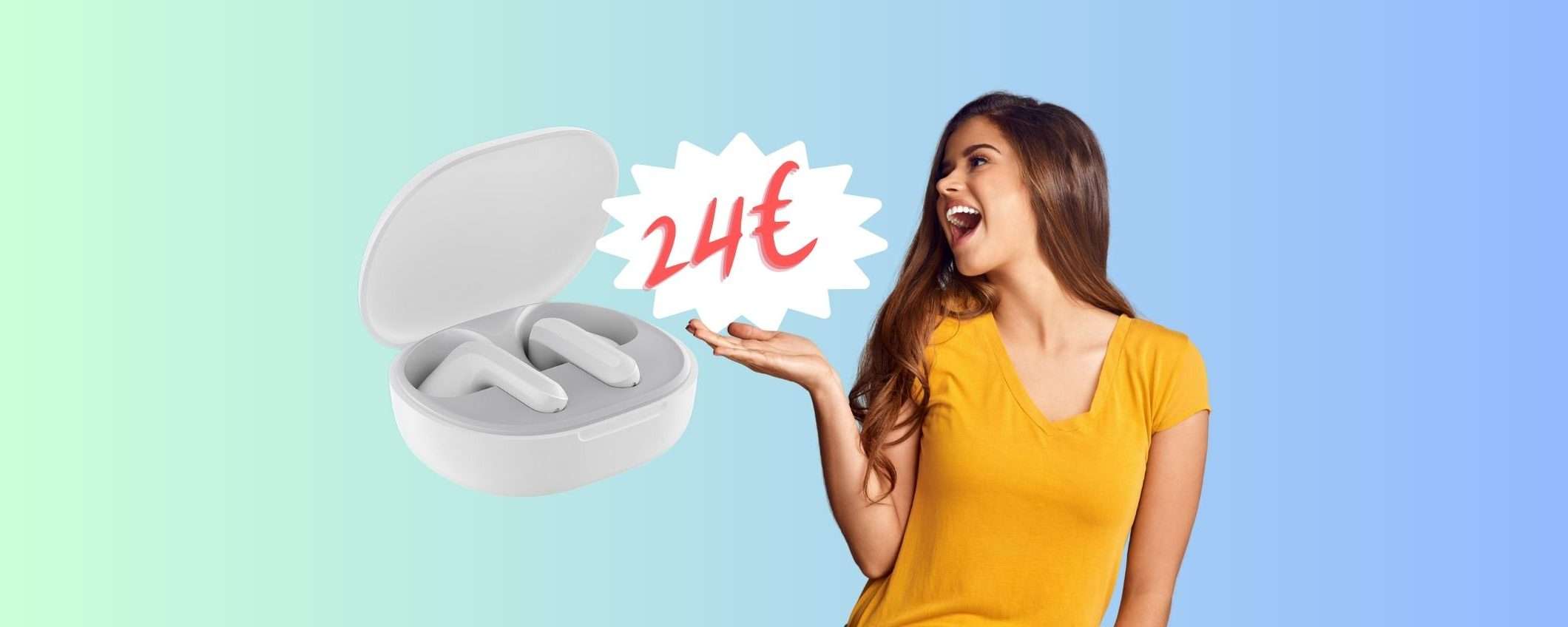 Xiaomi Redmi Buds 4 Lite a 24€: PREZZACCIO su Amazon Xiaomi Redmi Buds 4 Lite a 24€: PREZZACCIO su Amazon
