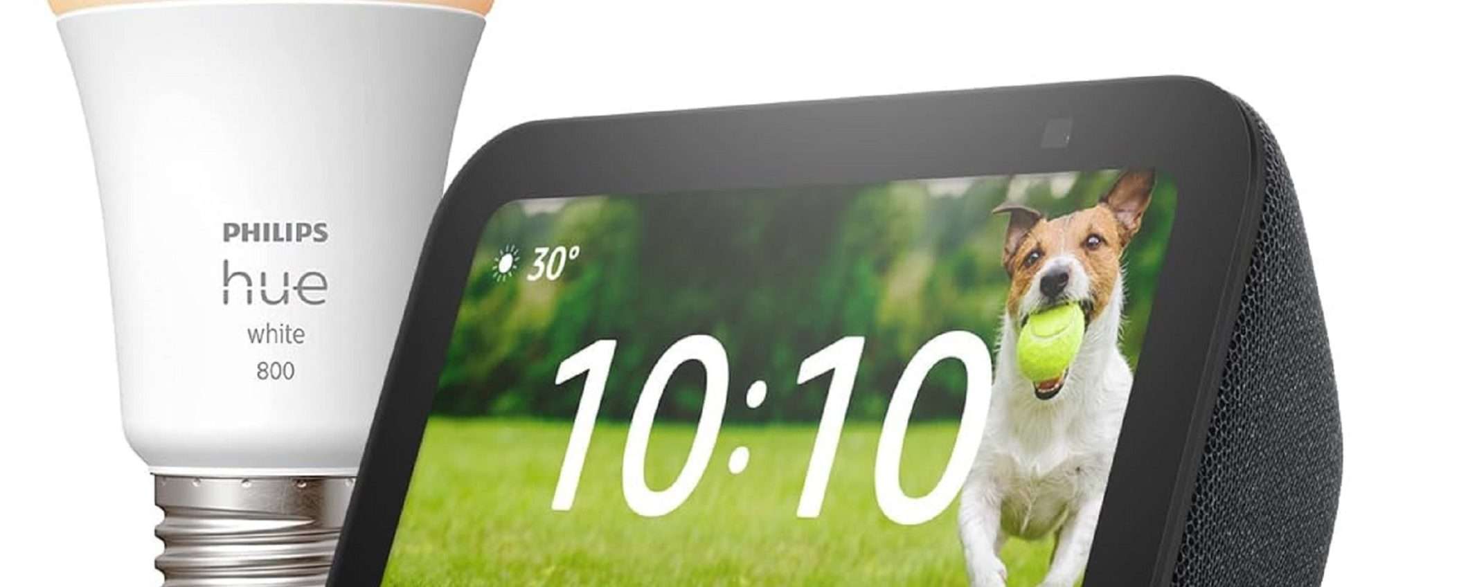 Echo Show 5 + lampadina Smart Philips Hue White: promozione WOW (-52%) Echo Show 5 + lampadina Smart Philips Hue White: promozione WOW (-52%)
