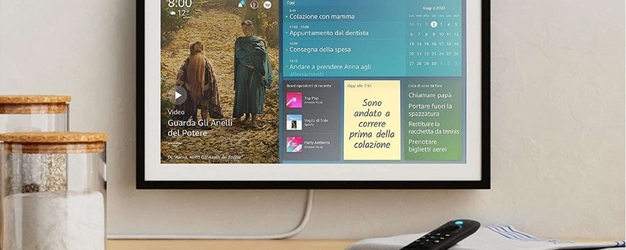 Echo Show 15 + telecomando: sconto del 26% e risparmio di 82€ su Amazon Echo Show 15 + telecomando: sconto del 26% e risparmio di 82€ su Amazon
