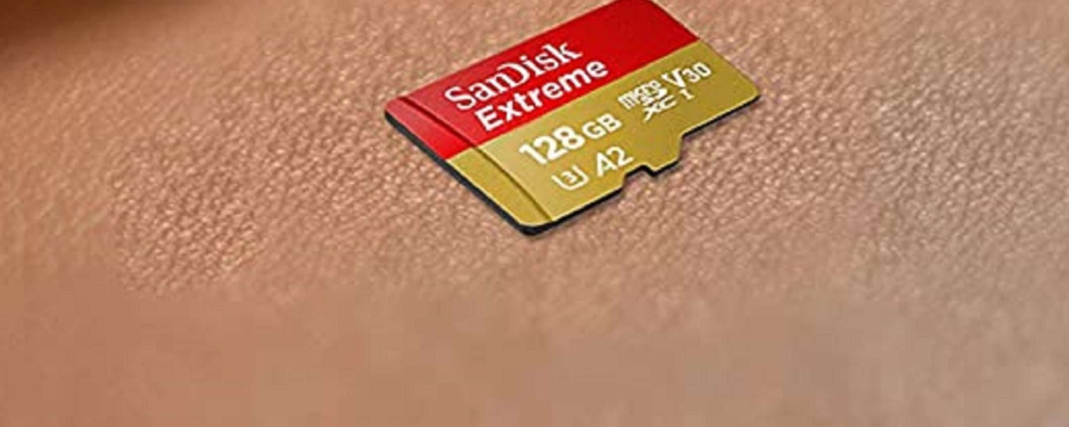 SanDisk Extreme microSDXC da 128GB: ottimo prezzo su Amazon!