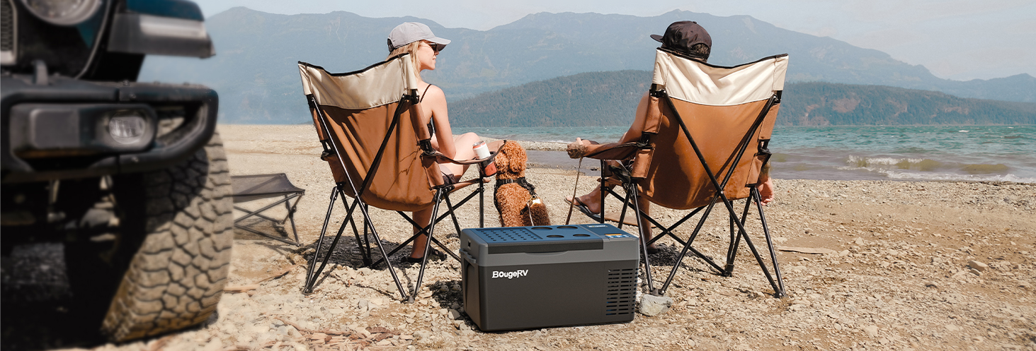 BougeRV CRPRO, frigorifero a compressore portatile a batteria