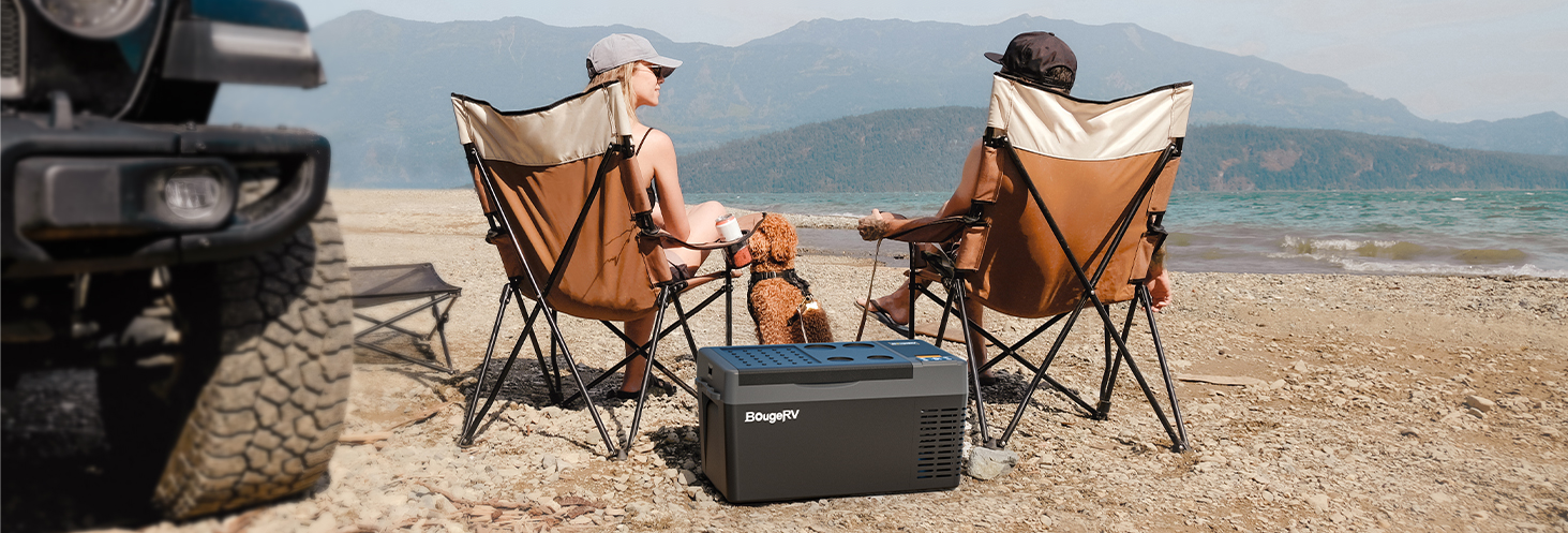 BougeRV CRPRO, frigorifero a compressore portatile a batteria BougeRV CRPRO, frigorifero a compressore portatile a batteria