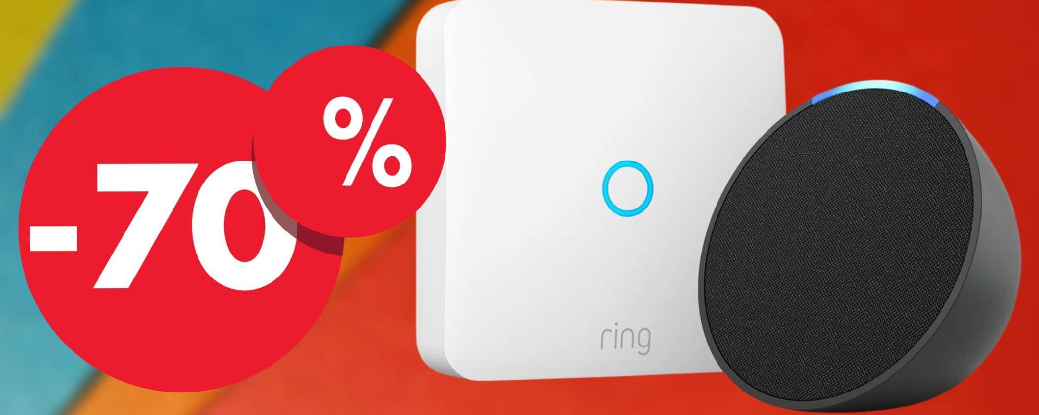 Ring Intercom insieme a Echo Pop, tutto a 54€: sconto SHOCK del 70% Ring Intercom insieme a Echo Pop, tutto a 54€: sconto SHOCK del 70%