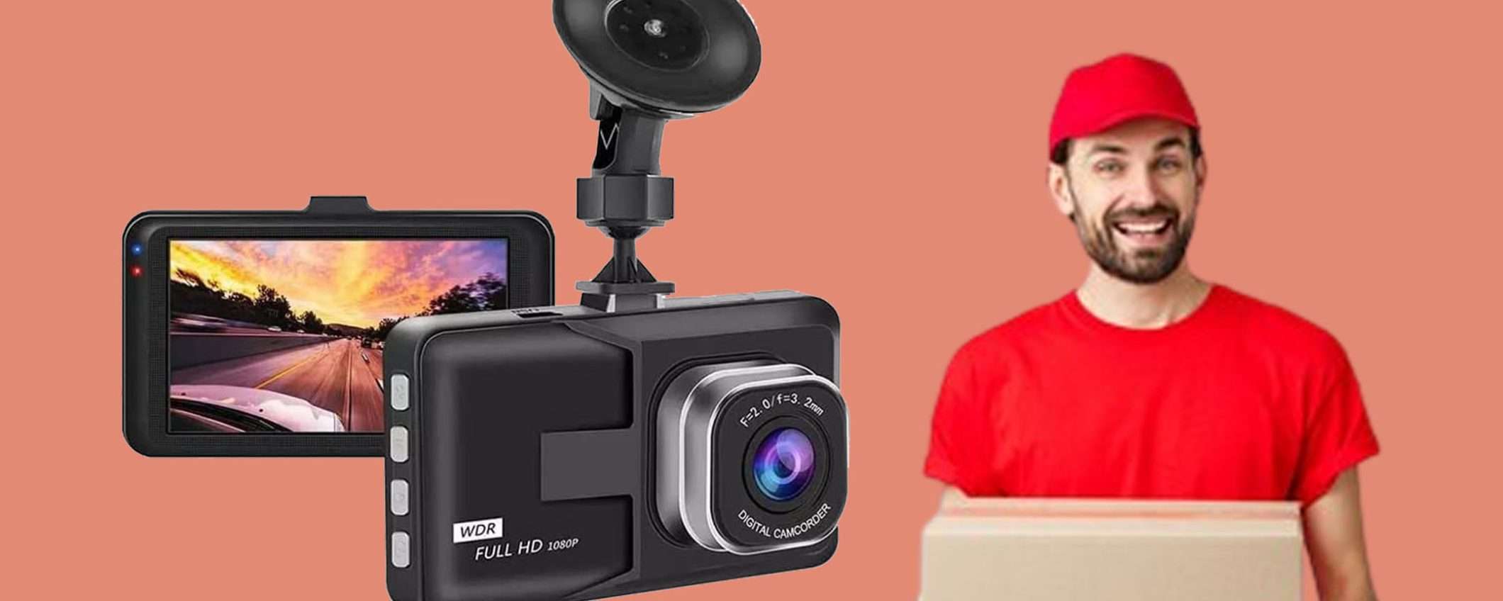 Dash Cam per Auto 1080P Full HD: IMPERDIBILE a 25,99€ (-76%) Dash Cam per Auto 1080P Full HD: IMPERDIBILE a 25,99€ (-76%)