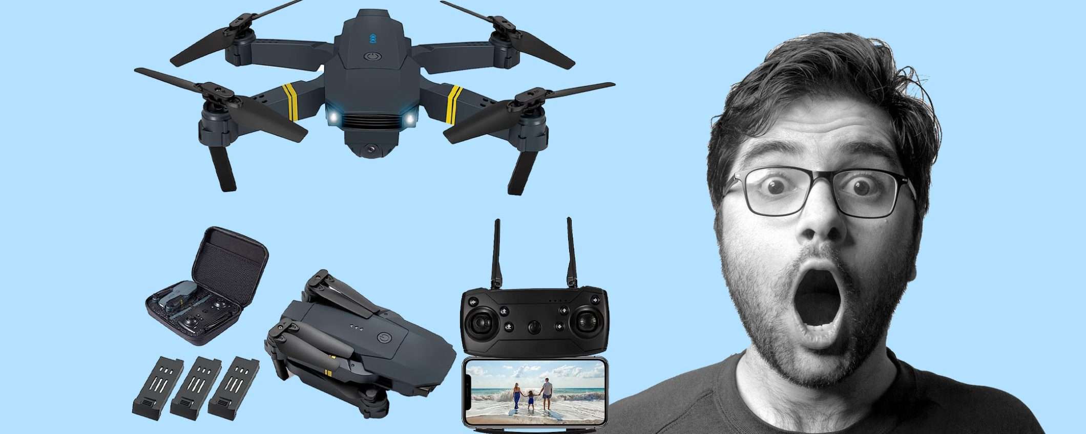 Drone con Telecamera 4K Professionale: offerta BOMBA a 59,99€ Drone con Telecamera 4K Professionale: offerta BOMBA a 59,99€