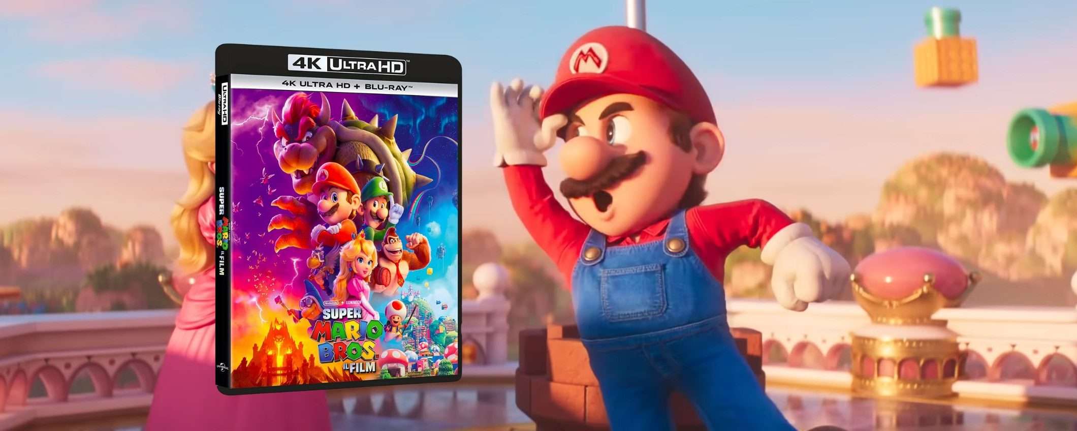Film di Super Mario: il blu-ray per la prima volta in offerta Film di Super Mario: il blu-ray per la prima volta in offerta
