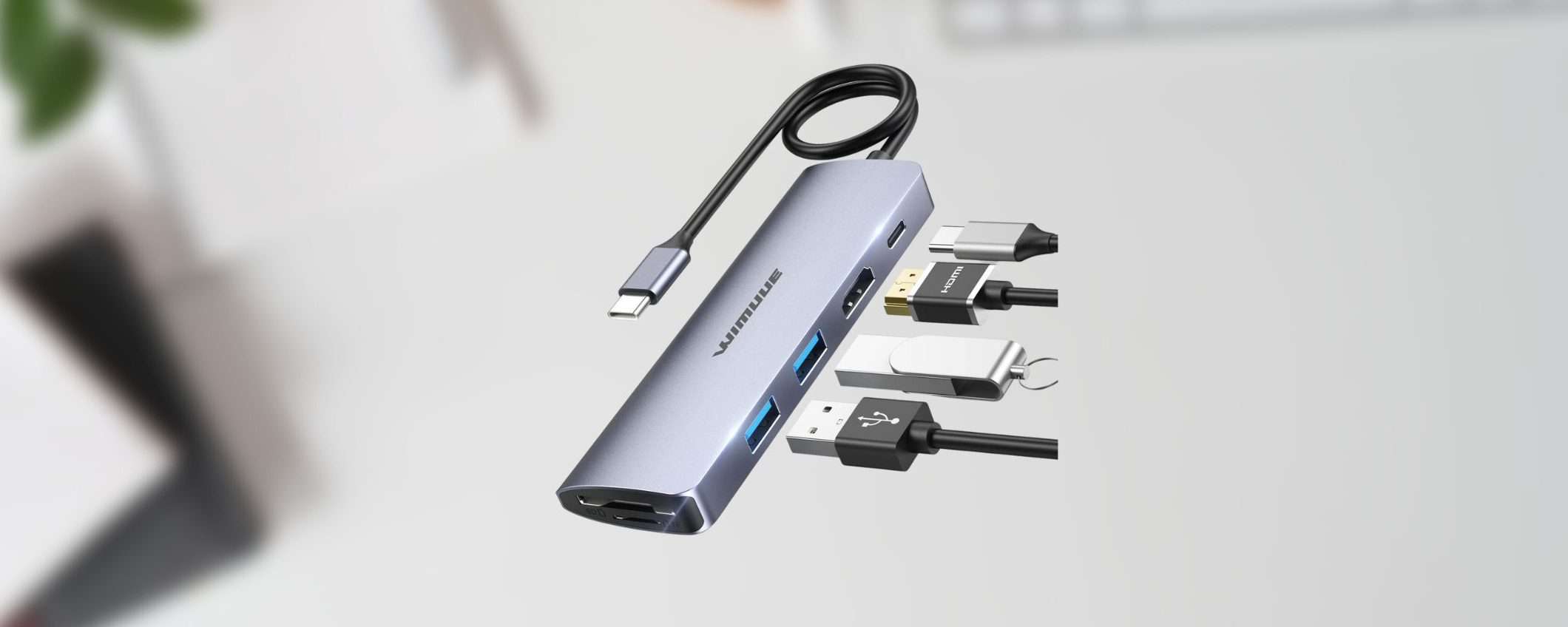Hub USB-C 7 in 1 al 50% di sconto con il codice promozionale Amazon Hub USB-C 7 in 1 al 50% di sconto con il codice promozionale Amazon