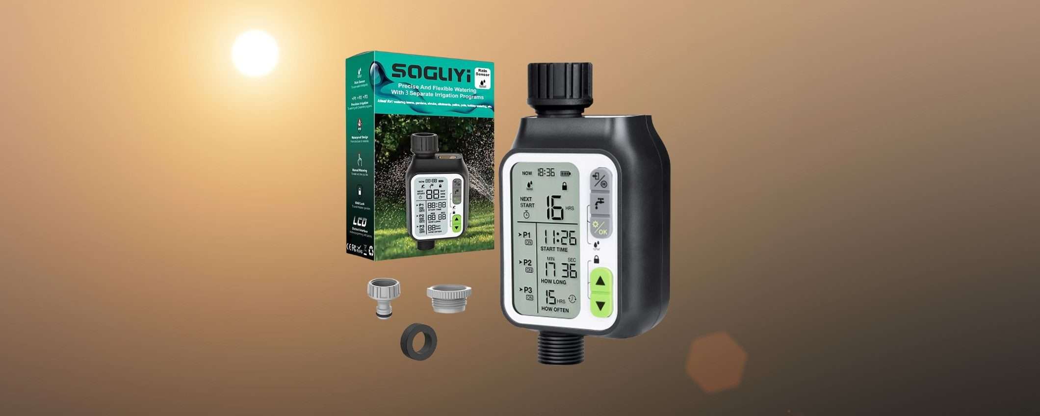 Salva le piante dal caldo AFRICANO: timer irrigazione in offerta Salva le piante dal caldo AFRICANO: timer irrigazione in offerta