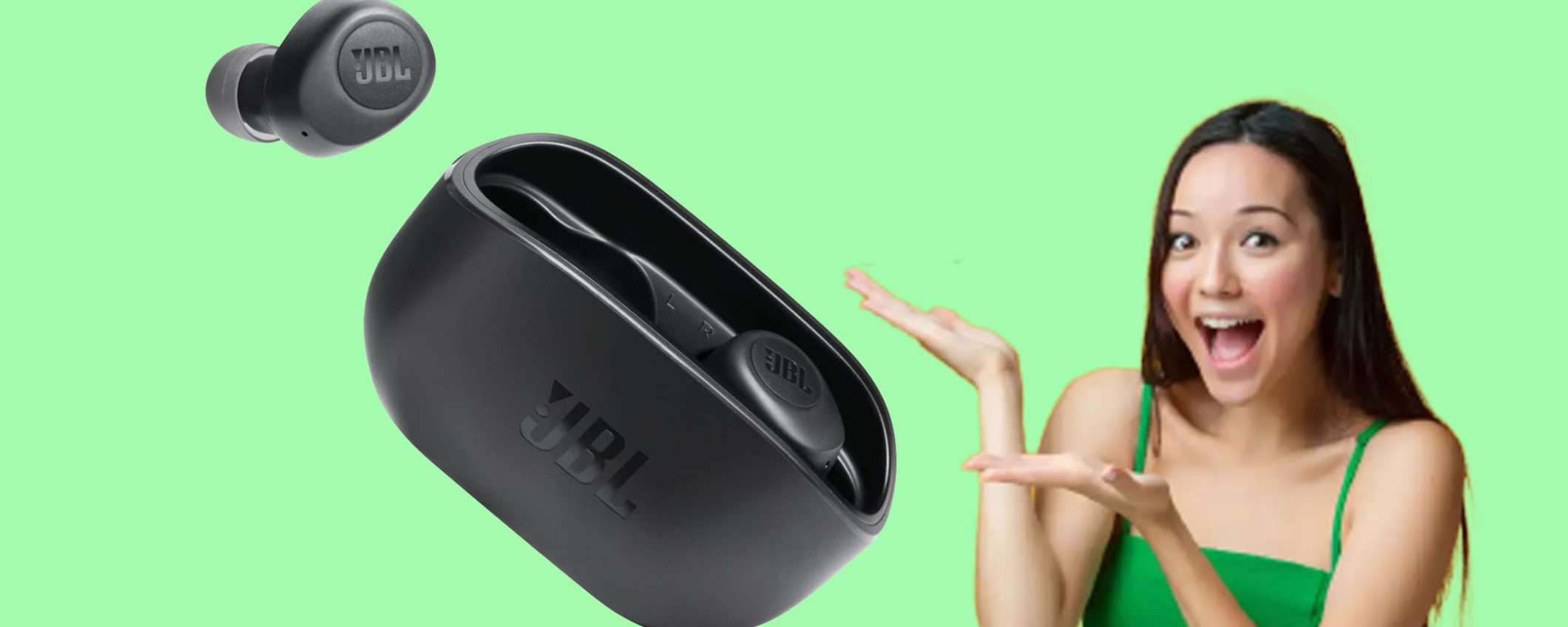 JBL Wave 100TWS, auricolari POTENTISSIMI in offerta su Amazon JBL Wave 100TWS, auricolari POTENTISSIMI in offerta su Amazon