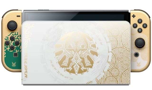 Nintendo Switch OLED Zelda Tears of The Kingdom base