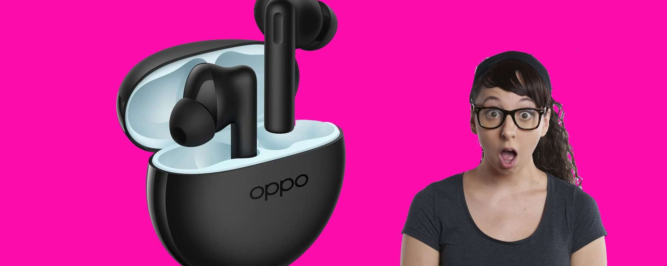 OPPO Enco Buds2 sono in offerta: sconto PAZZESCO del 50% OPPO Enco Buds2 sono in offerta: sconto PAZZESCO del 50%