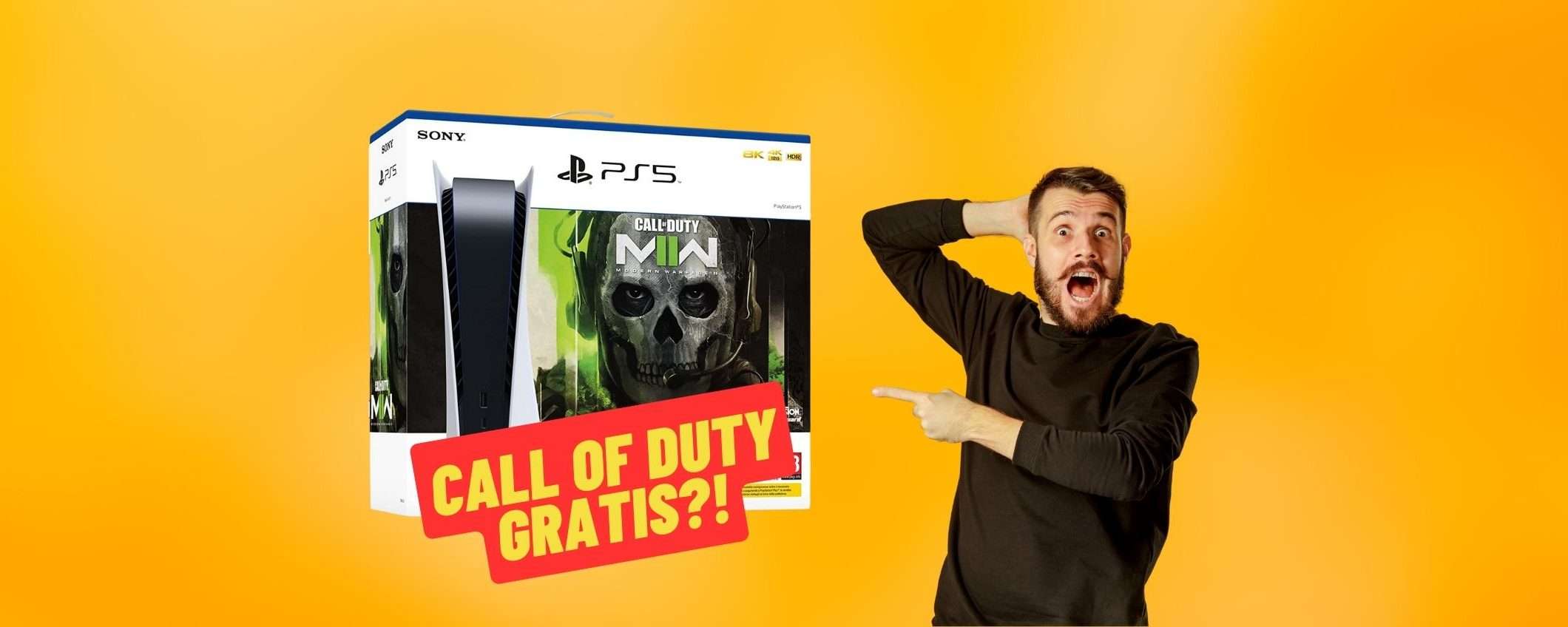 PlayStation 5 con Call of Duty GRATIS: l'incredibile offerta Amazon PlayStation 5 con Call of Duty GRATIS: l'incredibile offerta Amazon
