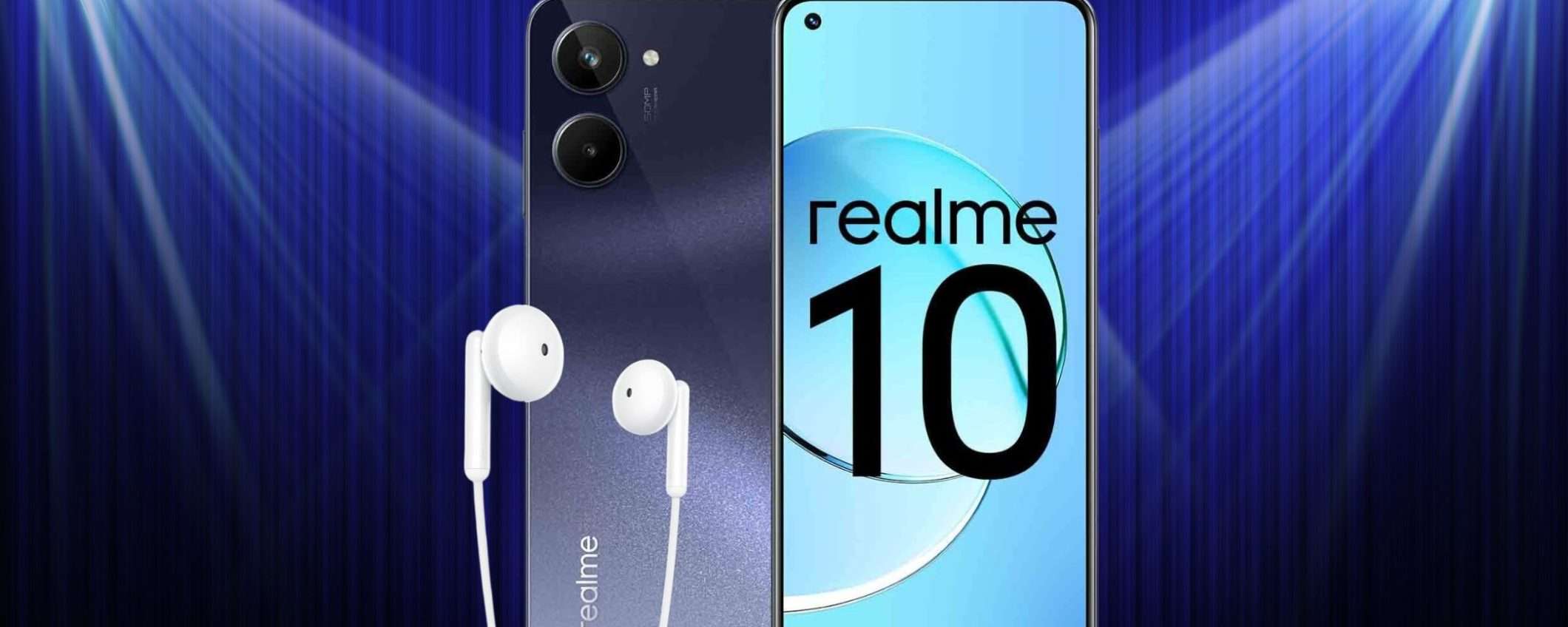 Realme 10 a 199€ è pura FOLLIA: 8/128GB, camera 50MP e batteria 5000 mAh Realme 10 a 199€ è pura FOLLIA: 8/128GB, camera 50MP e batteria 5000 mAh