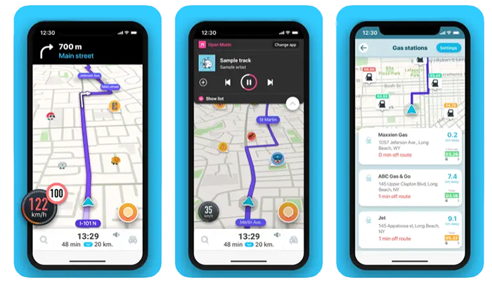Screenshot waze