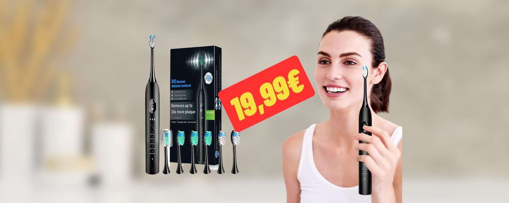 Spazzolino Elettrico sonico: SUPER SCONTO Amazon a meno di 20 euro Spazzolino Elettrico sonico: SUPER SCONTO Amazon a meno di 20 euro