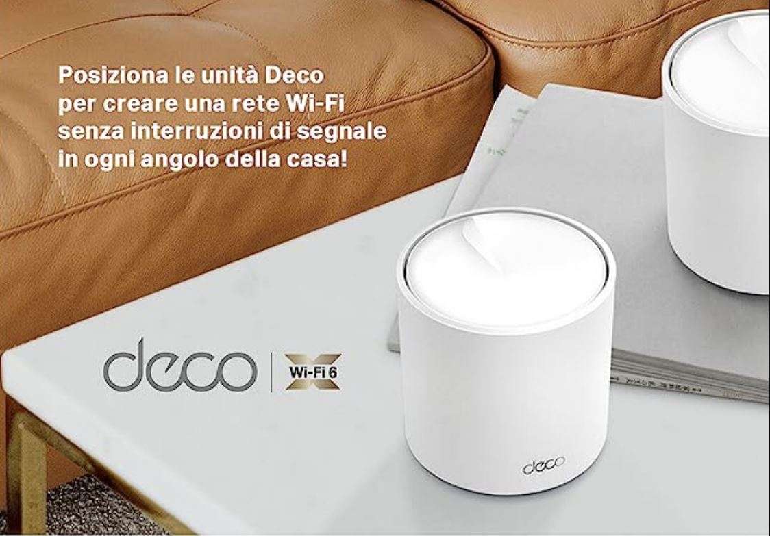 TP-Link Deco X50: internet e potente in tutte le stanza di casa, oggi in offerta su Amazon