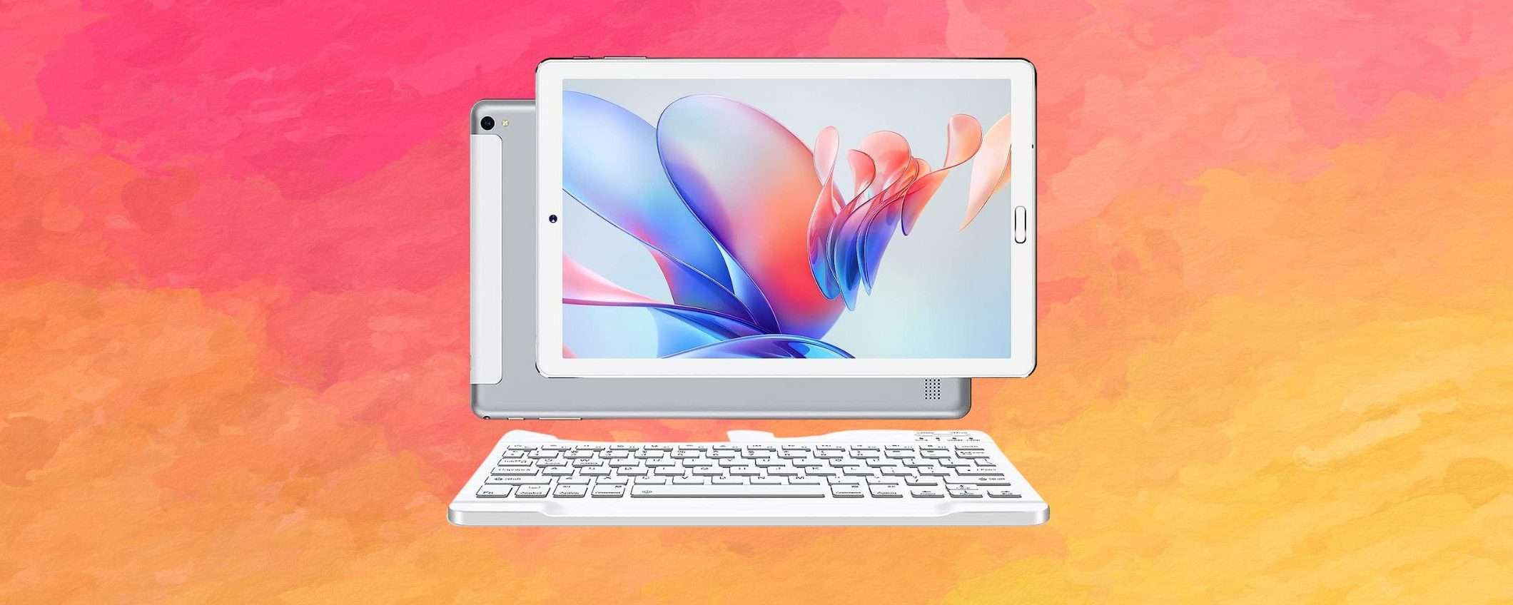 Tablet 10 pollici con tastiera e mouse: follia Amazon a 58 euro Tablet 10 pollici con tastiera e mouse: follia Amazon a 58 euro
