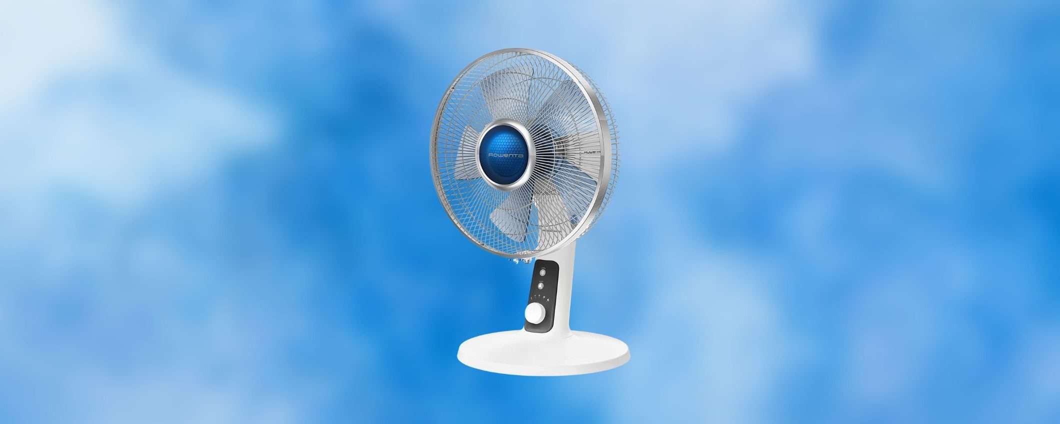 Se odi il condizionatore questo potentissimo ventilatore Rowenta in offerta farà al caso tuo