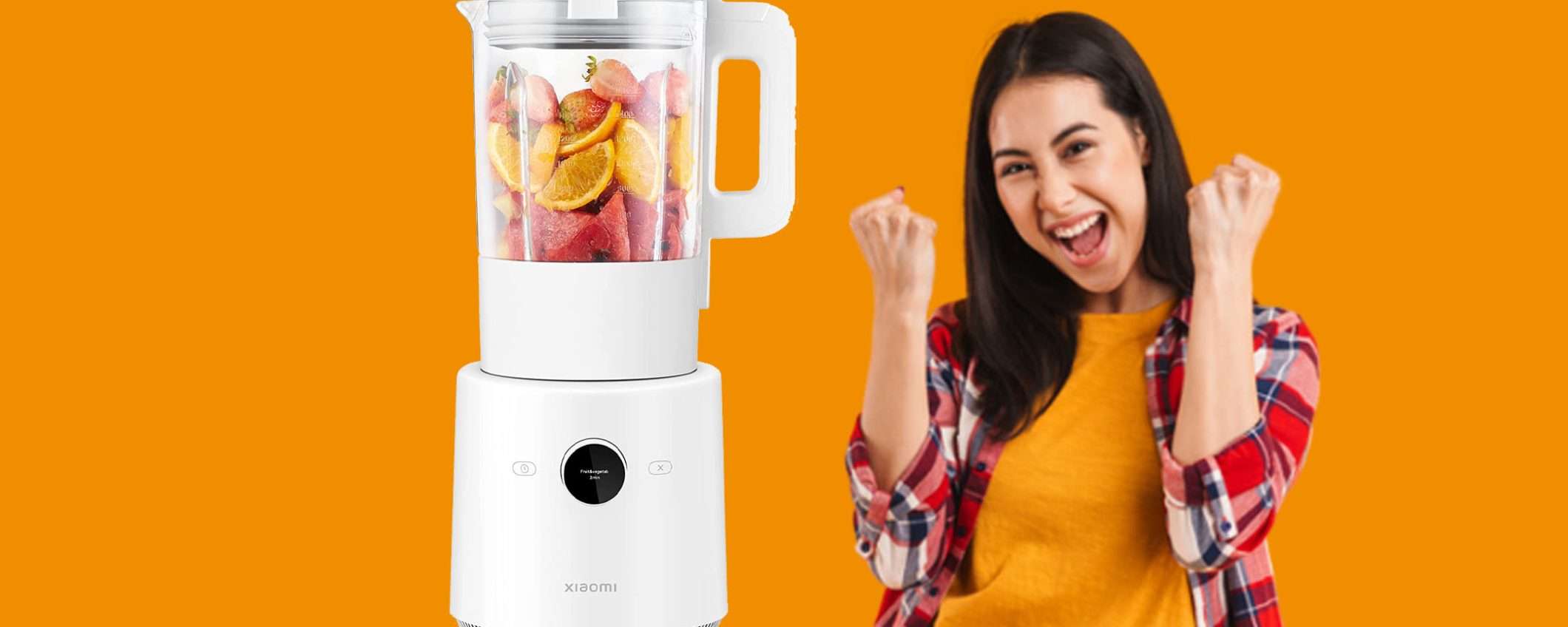 Frullatore Xiaomi Smart Blender con 9 velocità in offerta a 66,99€ Frullatore Xiaomi Smart Blender con 9 velocità in offerta a 66,99€
