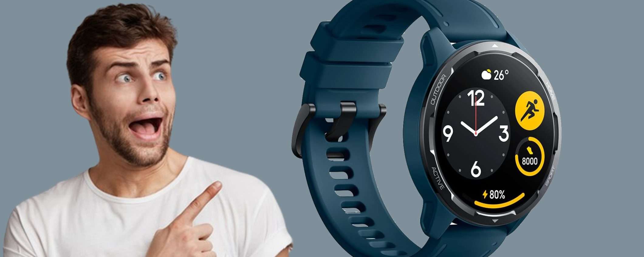 Xiaomi Watch S1 Active in offerta a soli 102€: sconto TOP (-49%) Xiaomi Watch S1 Active in offerta a soli 102€: sconto TOP (-49%)