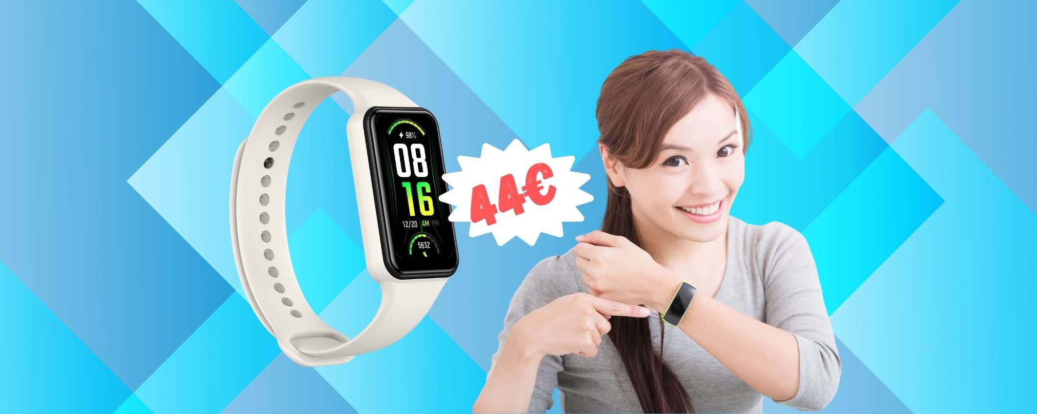 Amazfit Band 7: fitness tracker senza limiti in OFFERTA a 44€ Amazfit Band 7: fitness tracker senza limiti in OFFERTA a 44€