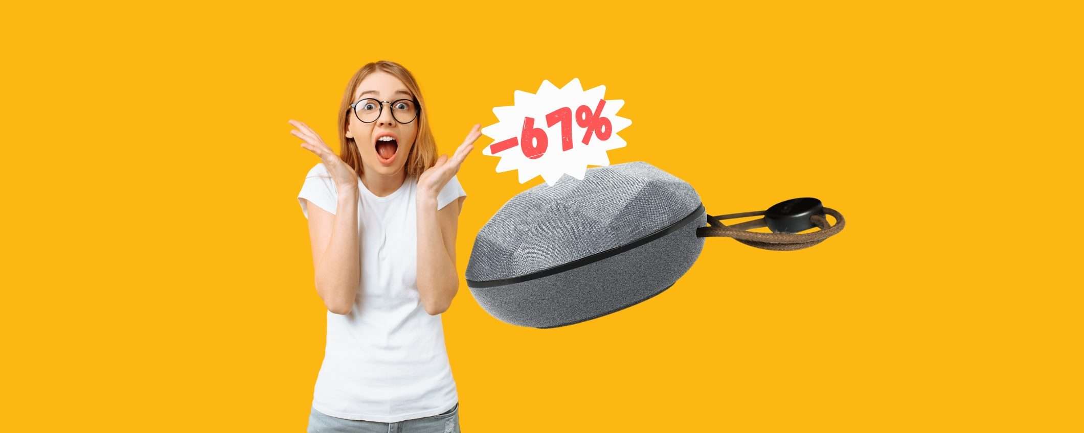 Amazon fa una FOLLIA: speaker portatile Bluetooth a 12€ (-67%) Amazon fa una FOLLIA: speaker portatile Bluetooth a 12€ (-67%)