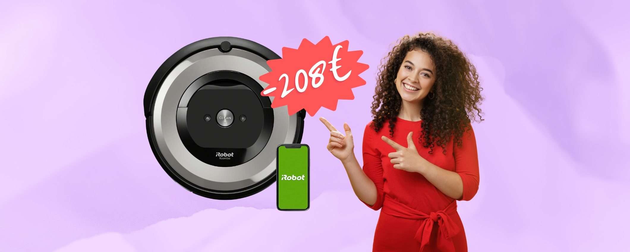 Amazon spacca il web: iRobot Roomba e5 a 208€ in MENO Amazon spacca il web: iRobot Roomba e5 a 208€ in MENO