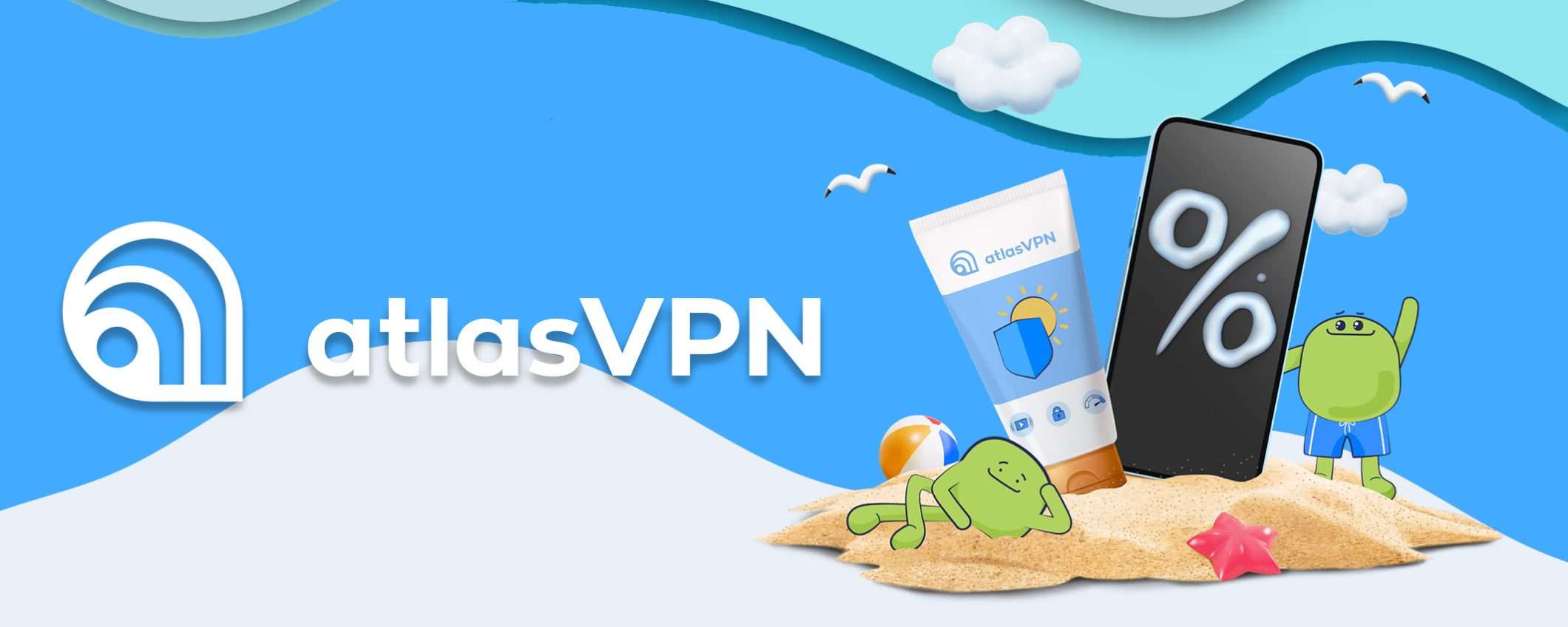 Atlas VPN, l'estate è arrivata: per te 2 anni a meno di 2€ al mese