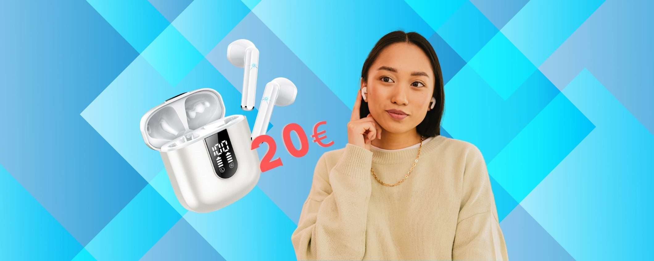 Auricolari Bluetooth a SOLI 20€ con gli SCONTI FOLLI di Amazon Auricolari Bluetooth a SOLI 20€ con gli SCONTI FOLLI di Amazon
