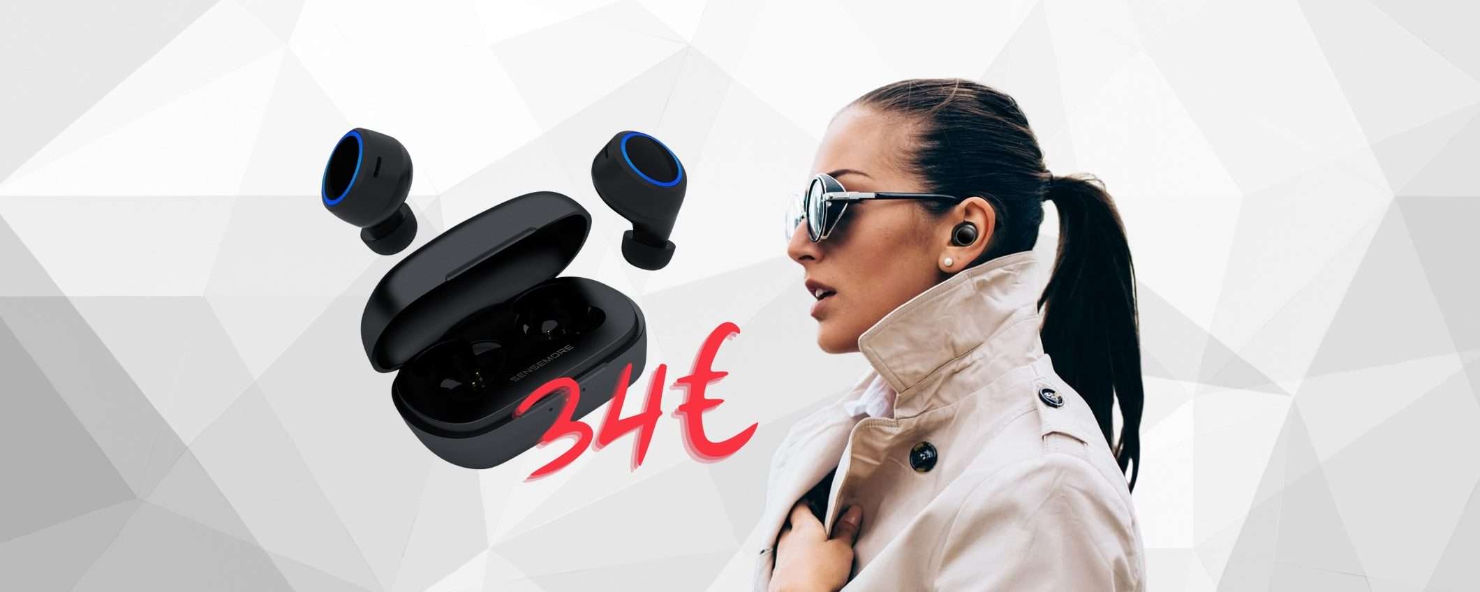Auricolari wireless Creative Sensemore Air a prezzo WOW (34€) Auricolari wireless Creative Sensemore Air a prezzo WOW (34€)