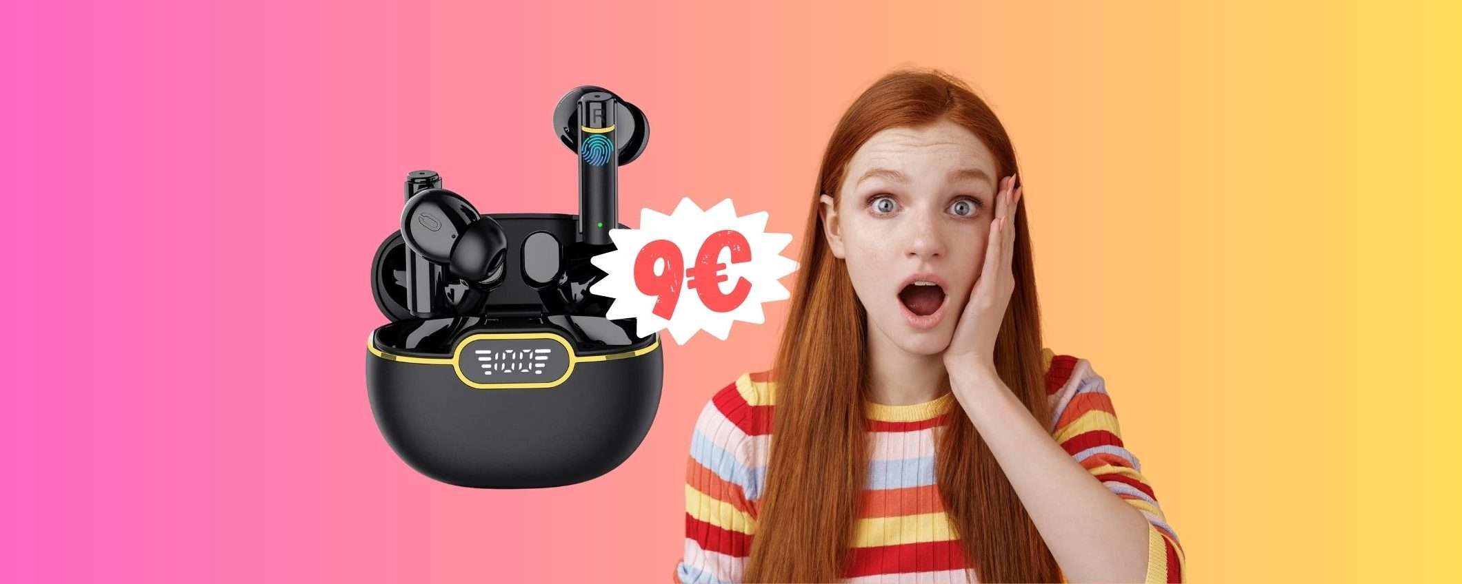 Auricolari wireless a POCHISSIMO con il CODICE SEGRETO (9€) Auricolari wireless a POCHISSIMO con il CODICE SEGRETO (9€)