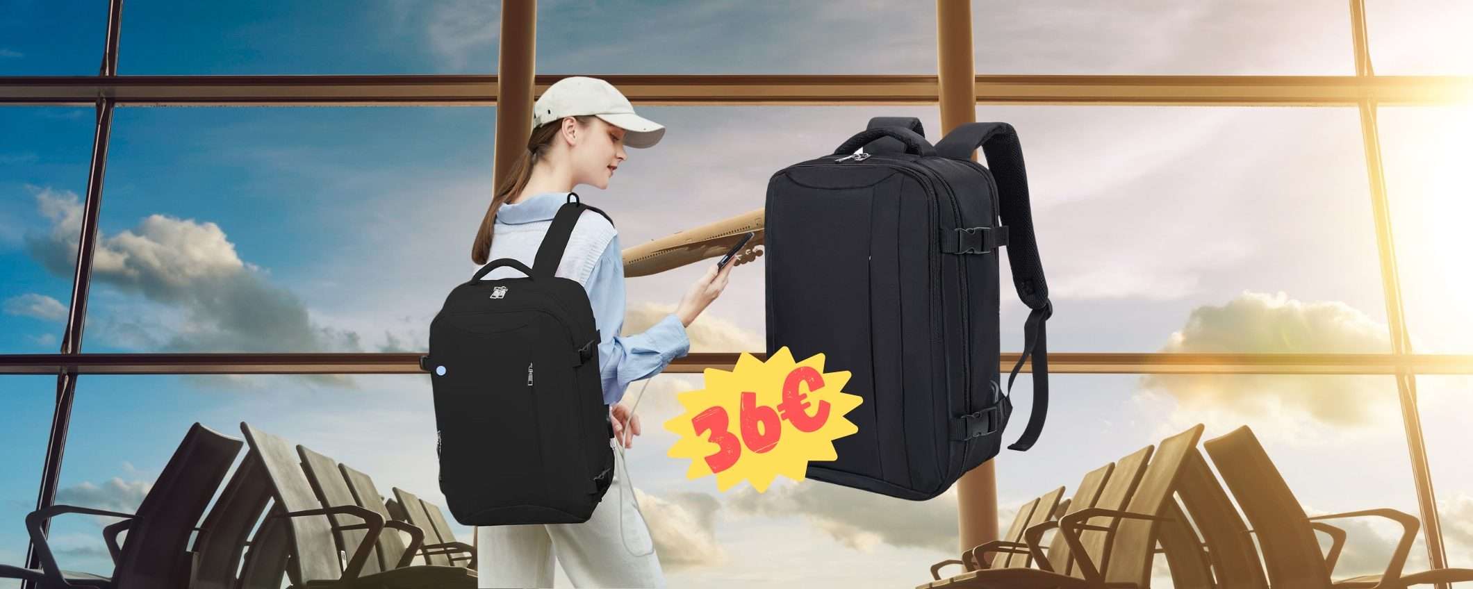Bagaglio a mano Ryanair? Lo zaino perfetto costa solo 36€ Bagaglio a mano Ryanair? Lo zaino perfetto costa solo 36€